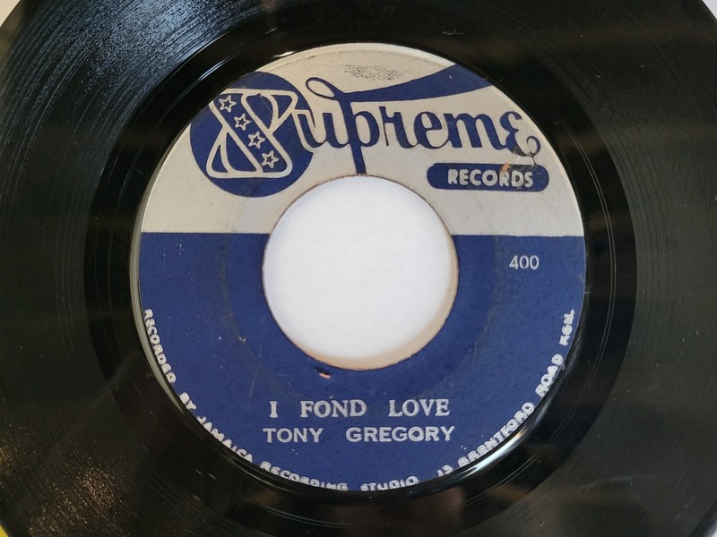 TONY GREGORY I FOND FOUND LOVE SERENADE OF SUPREME 400 401 BLUE SILVER LABEL gallery