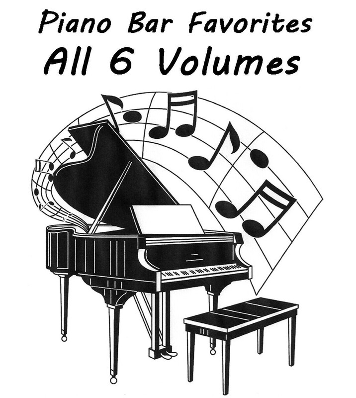PianoDisc 6 Disk Set Piano Bar Favorites PianoCD, PDS-228CFX, PDS-128, & Opus7