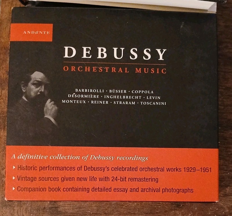 Debussy Orchestral Music 4 CD Box Set w/Booklet VGC Free Shipping