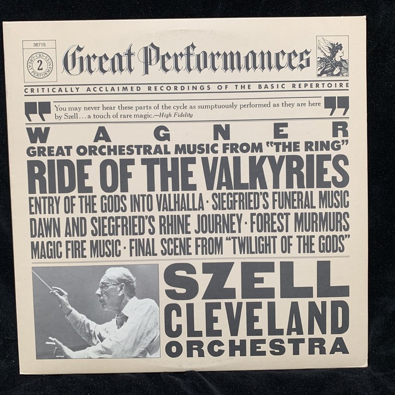 WAGNER Orchestral Music from The Ring – GEORGE SZELL, Cleveland – CBS ST LP 1981