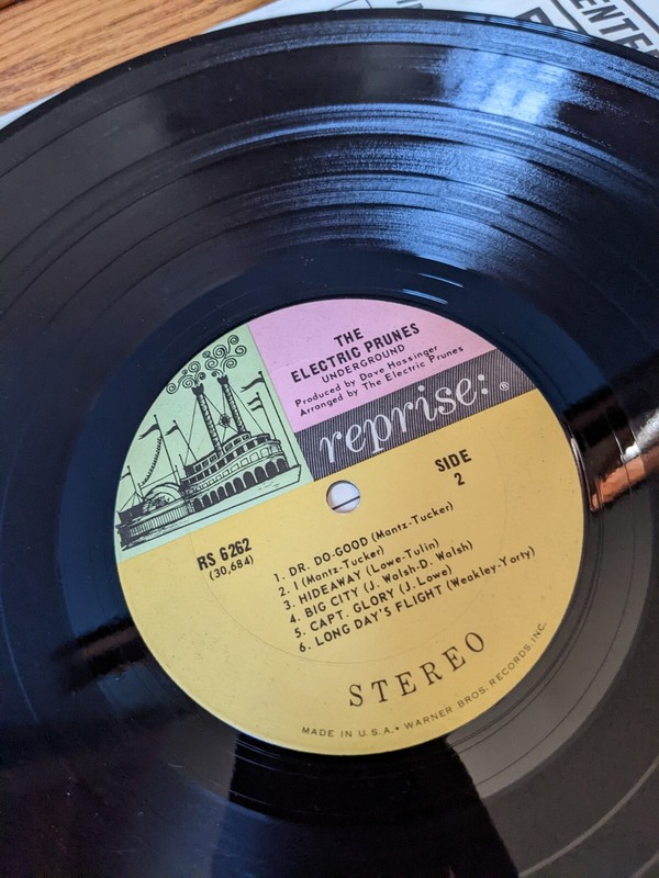THE ELECTRIC PRUNES Underground 1967 Reprise Tri-Color 6262 LP Record 1st Press gallery