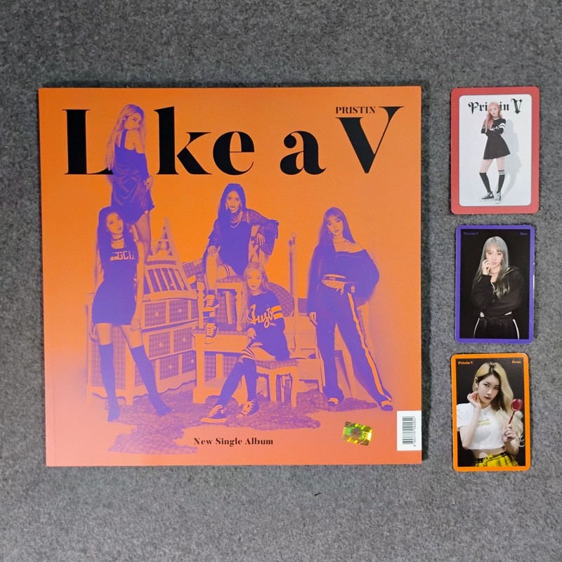 [PRE-OWNED] PRISTIN V Like A V (1st Single) (2018) | Eunwoo, Roa, Rena Photocard