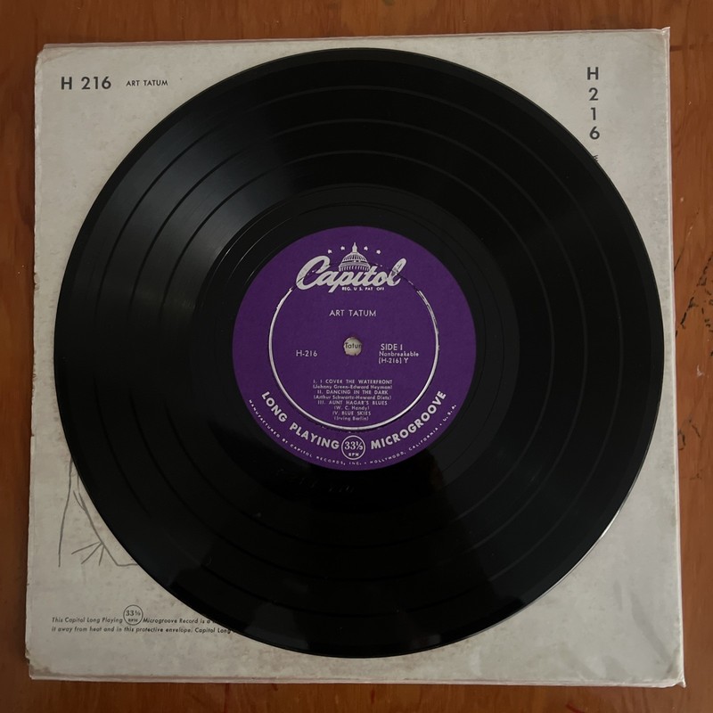 Art Tatum - Art Tatum 10” Vinyl LP H-216 gallery