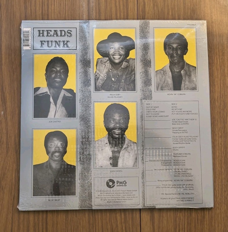 Heads Funk - Cold Fire Vinyl LP Record Reissue (PMG, 2017) Austria Sealed gallery