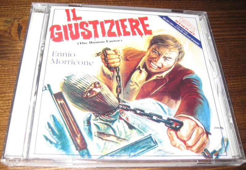Il Giustiziere The Human Factor + Milano Odia CD Soundtrack Ennio Morricone