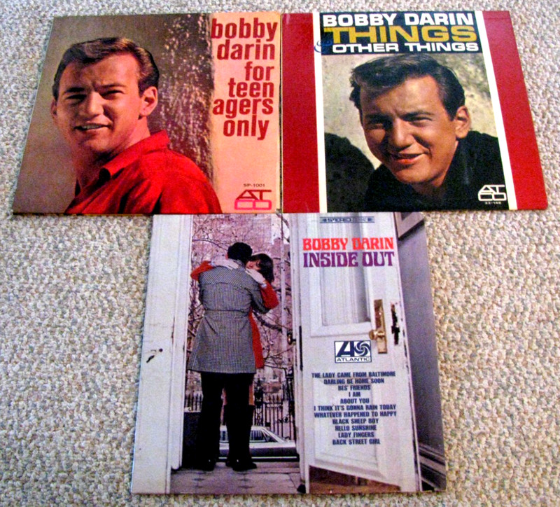 BOBBY DARIN~~LOT OF 12 LPs 1950s 1960s Pop Rock ‘n’ Roll Jazz FREE SHIPPING