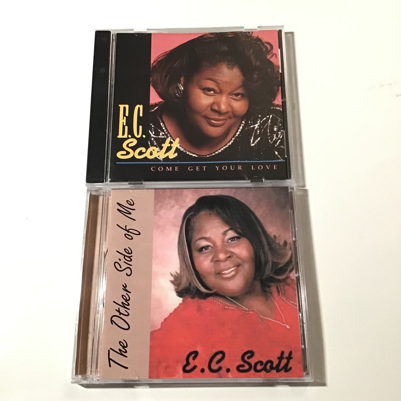 E.C. Scott 2 CD Lot The Other Side Of Me (2003), Come Get Your Love (1995) Blues