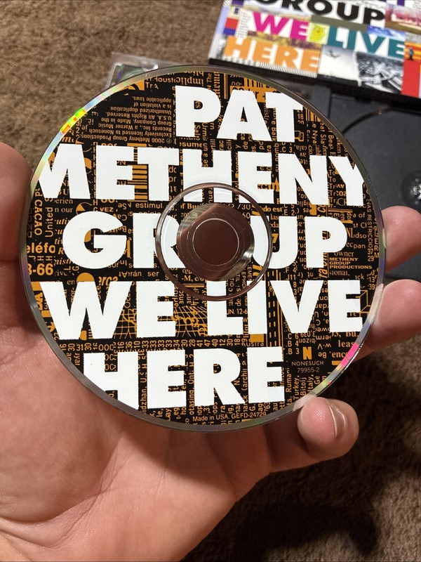 Pat Metheny Group CD We Live Here Album Jazz Fusion 1995 Jewel Case Music PMG gallery