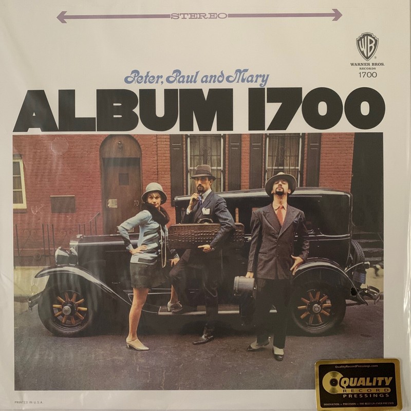 Album 1700 by Peter, Paul and Mary (200g Vinyl, Apr-2014, Analogue Productions)