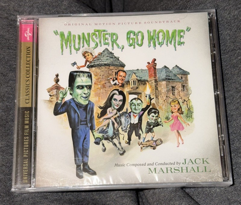 Munster Go Home (Original Soundtrack) by Marshall, Jack (CD, 2020) New Sealed
