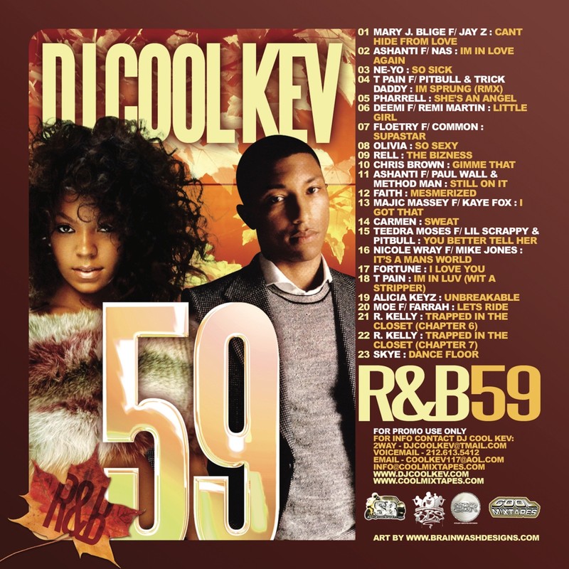 DJ COOL KEV – R&B #59 – OLD SCHOOL HIP HOP R&B MIXTAPE CD