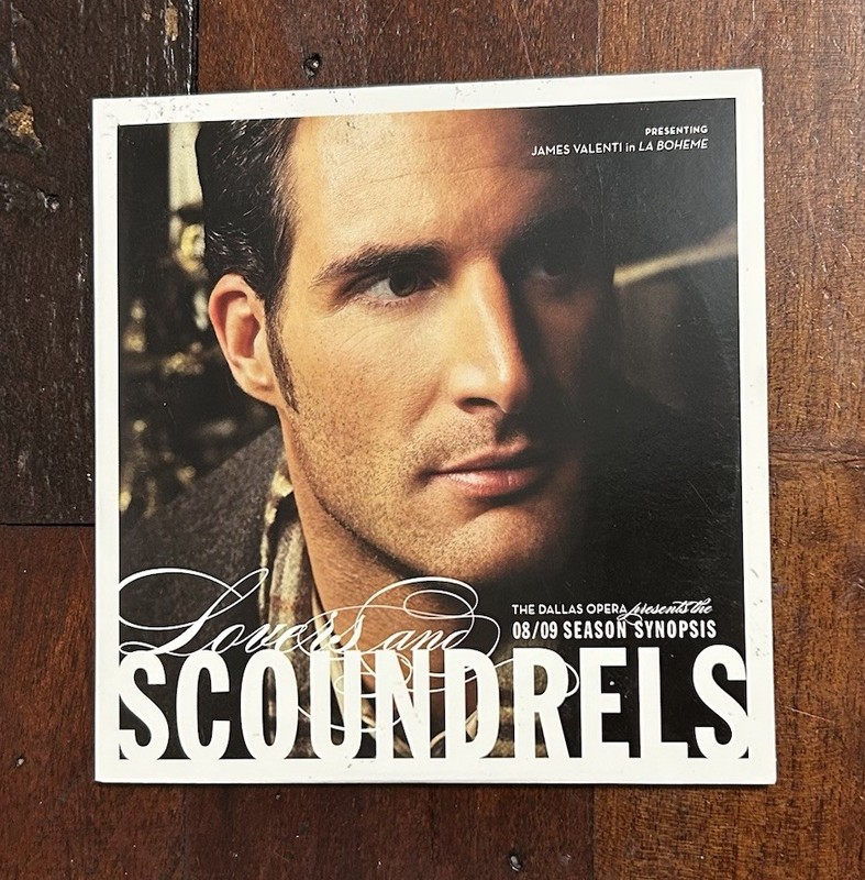 Dallas Opera 08/09 Season Synopsis – Lovers & Scoundrels CD 2008 2009