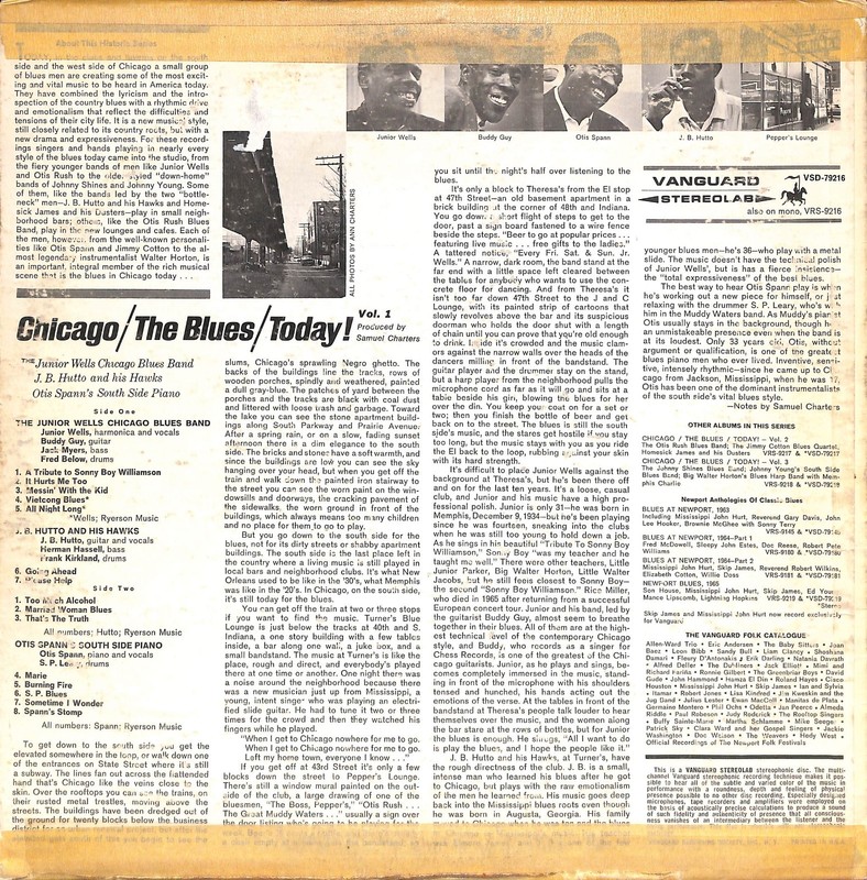 LP Various – Chicago/The Blues/Today! Vol. 1 VSD-79216 US 1968 gallery