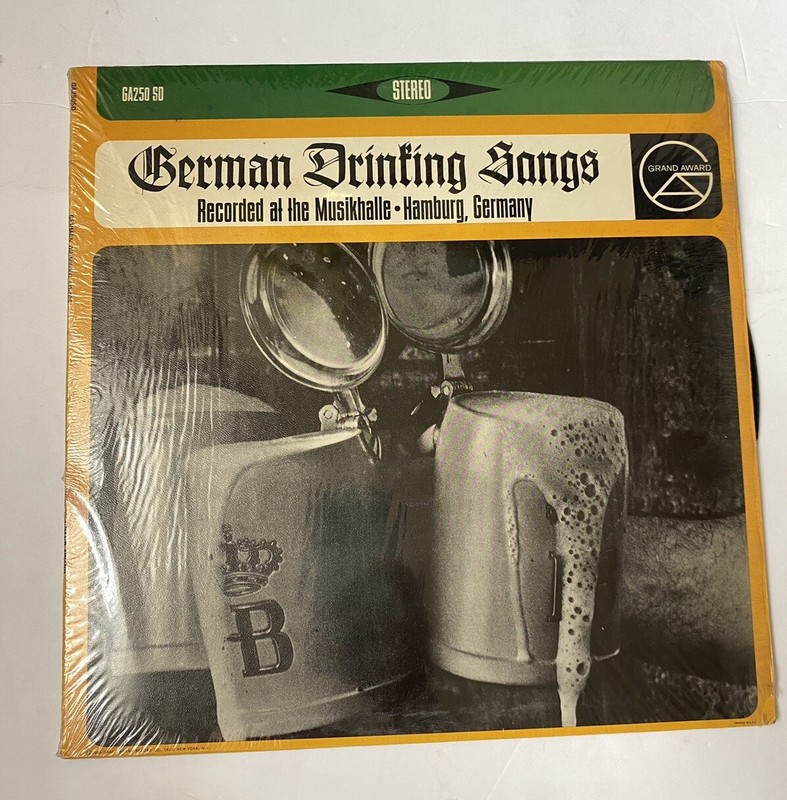 German Drinking Songs Recorded At Musikhalle Hamburg, Germany