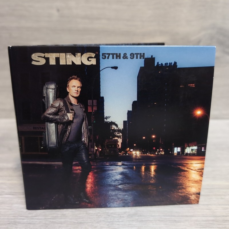 Sting – 57th & 9th – CD Album Digipak – 2016 A&M Records – Very Good Condition
