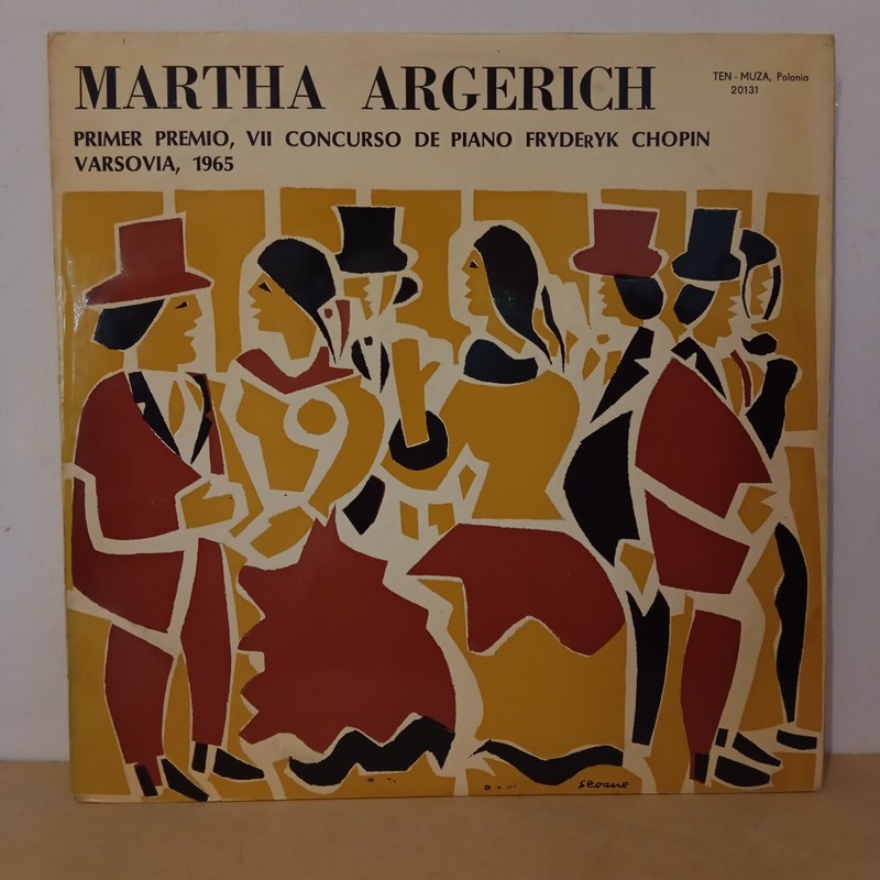 Martha Argerich Plays Frédéric Chopin Warszawa 1965 Vinyl Record LP
