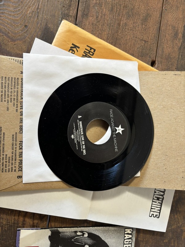 Rage Against The Machine No Shelter. Evil Empire, Ghost of Tom Joad 7" Vinyl Lot gallery