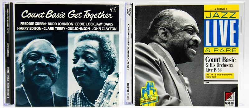 Count Basie «Get Together» & «& His Orchestra Live 1954» – 2 Total Jazz CD Lot