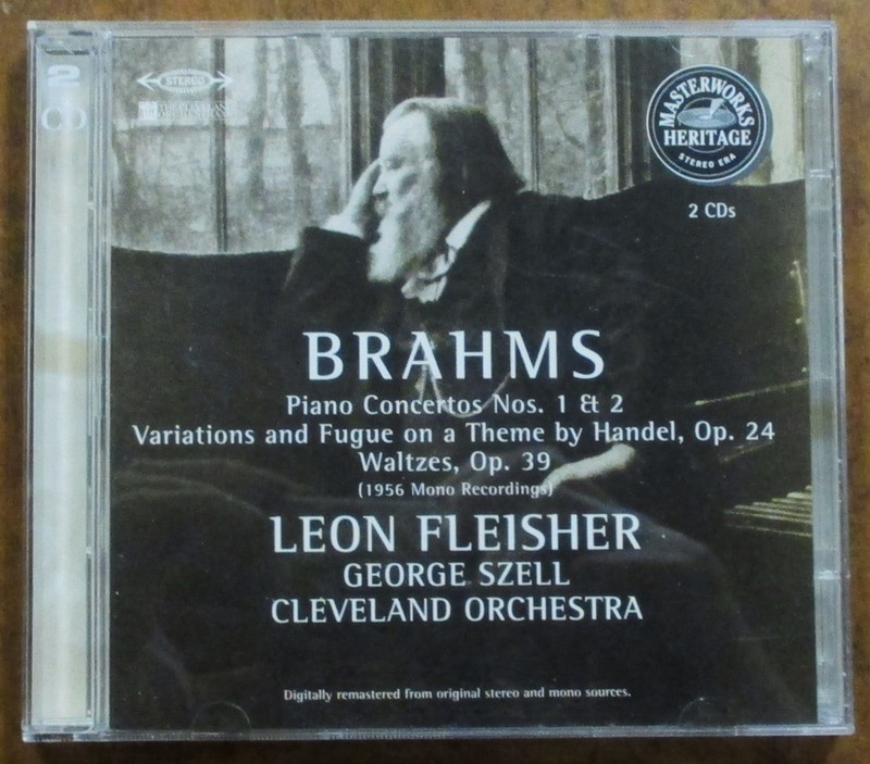 Brahms: Piano Concertos Nos. 1 & 2 – 2 CD Set (1997) Leon Fleisher-George Szell
