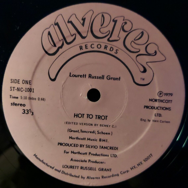 Lourett Russell Grant – Hot To Trot(1979)Alverez Records – ST-NC-1001,Vinyl,VG++ gallery