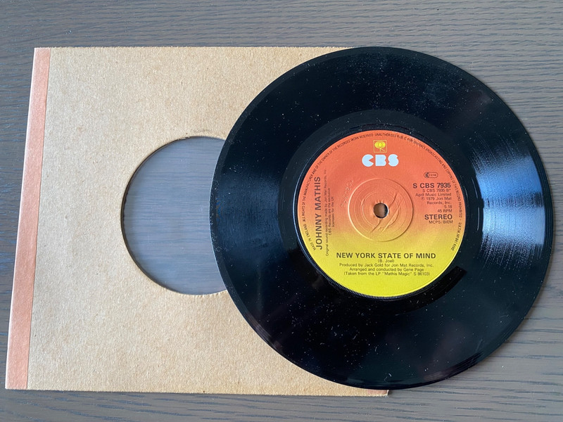 Johnny Mathis No One But The One You Love CBS Records S CBS 7935 Vinyl 7" Single gallery