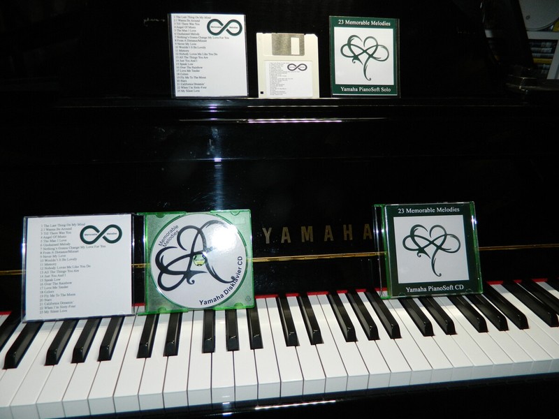 23 Memorable Melodies For Player Pianos using CD, Floppy Disk, or USB Media