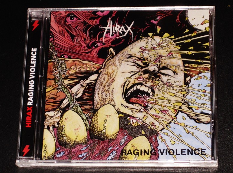 Hirax: Raging Violence CD 2026 Reissue Back On Black Records UK BOBV1198CD NEW