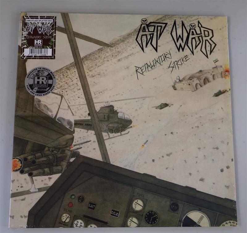 At War Retaliatory Strike Camoflage Splatter Vinyl LP Record New camo