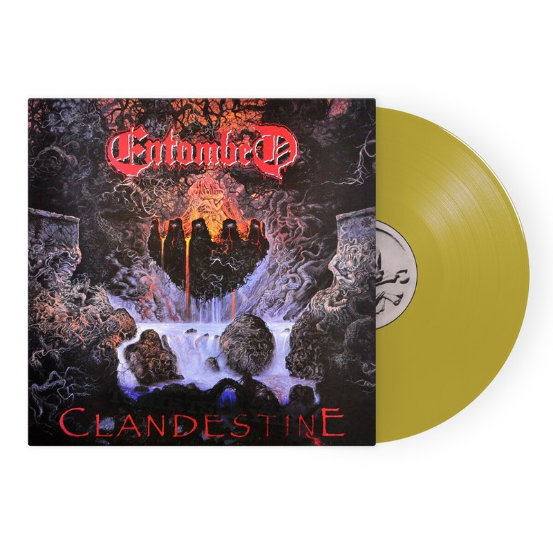 Entombed ‘Clandestine’ Gold Vinyl – NEW