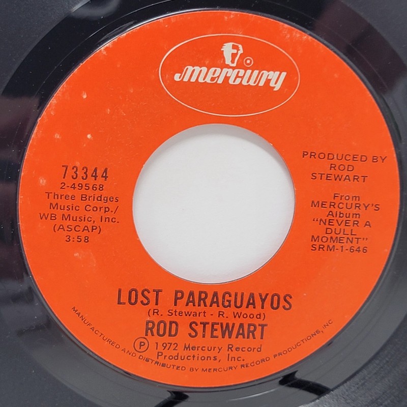 Rod Stewart Lost / Angel 7″ 45rpm EX Vinyl 70’s Record 45