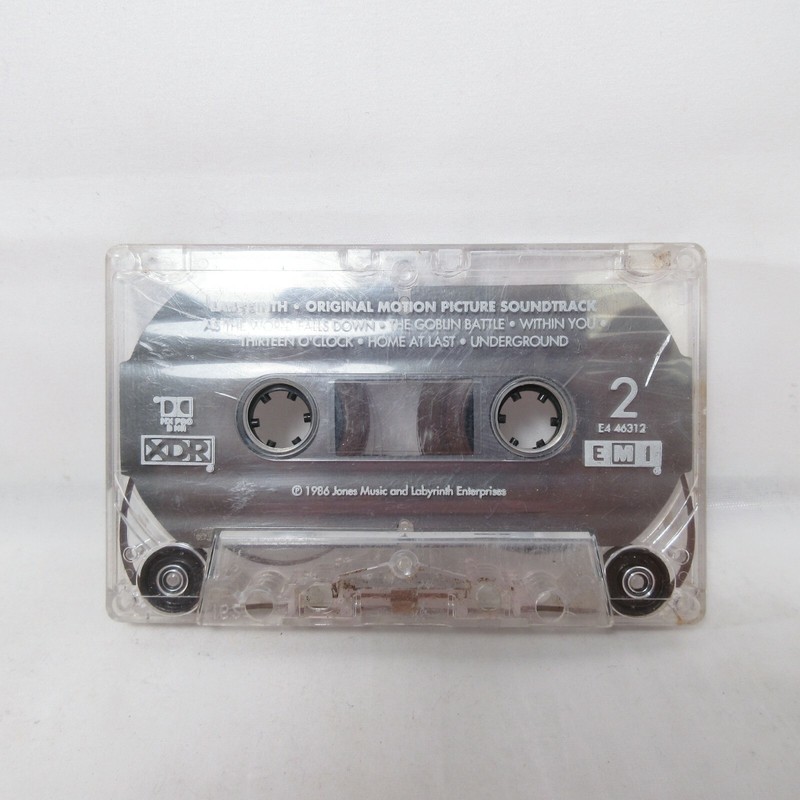 Labyrinth Original Motion Picture Soundtrack 1986 XDR EMI E4 46312 Cassette gallery