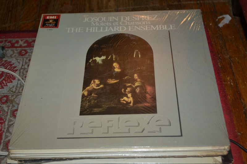 SEALED THE HILLIARD ENSEMBLE JOSQUIN DESPREZ MOTETS CHANSONS EMI ANGEL 1984 LP