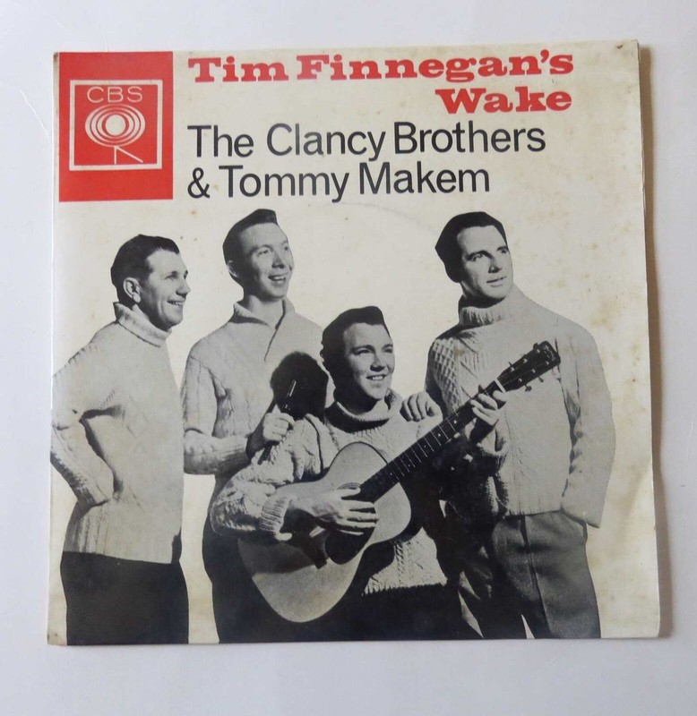The Clancy Brothers & Tommy Makem Tim Finnegan’s Wake Vinyl 45 RPM Mistake Label