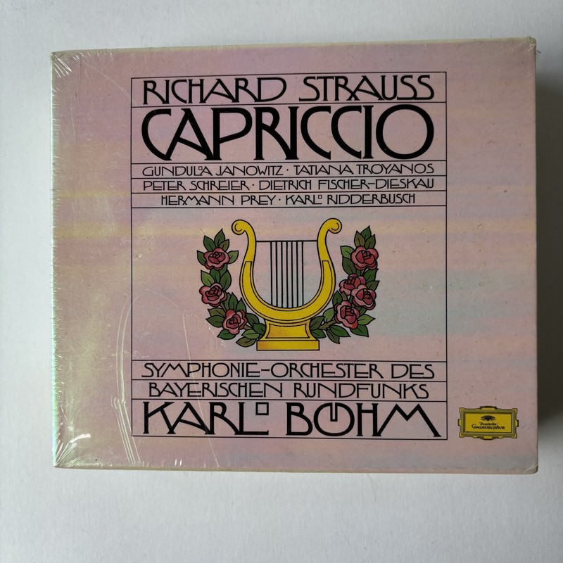 Richard Strauss – Capriccio CD 1972 Opera Karl Böhm Deutsche Grammophon SEALED