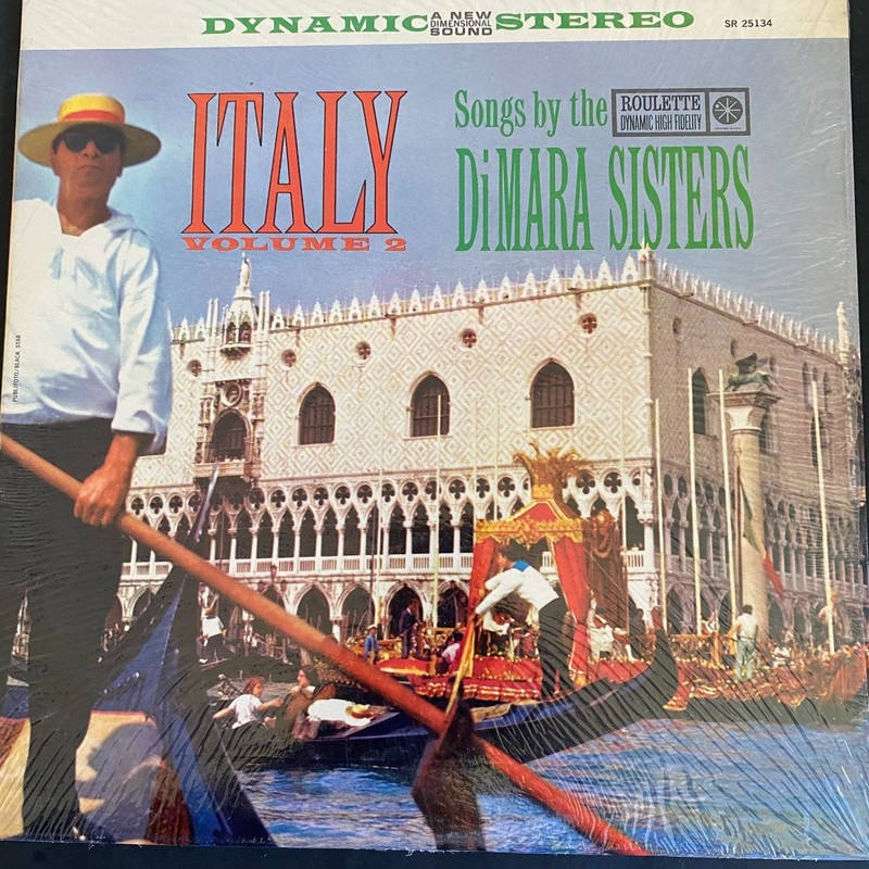 DiMara Sisters – Italy Volume 2 LP Record Stereo Roulette Italian Vocal 33 RPM