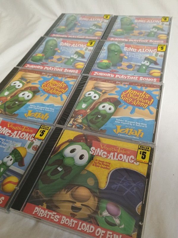 8 NEW VeggieTales Sing-Alongs CDs🏵️Music Childhood Christian Melodies Big Idea gallery