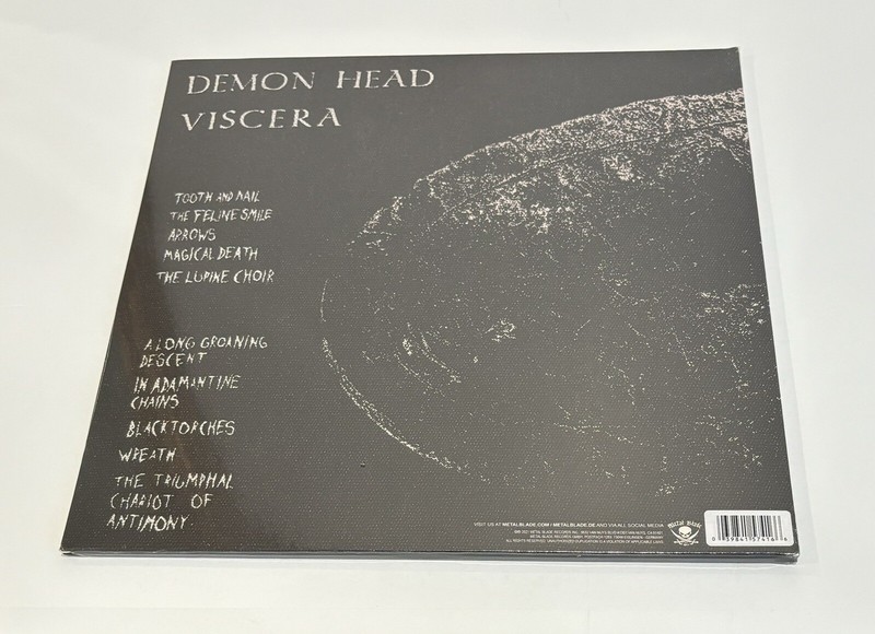 Demon Head - Viscera LP 2021 Metal Blade Clear Brown Marble Numbered New Sealed gallery