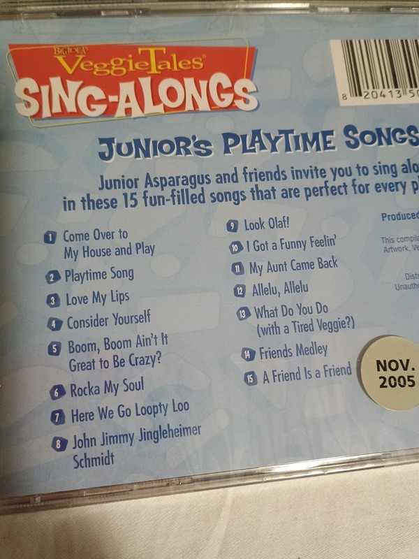 8 NEW VeggieTales Sing-Alongs CDs🏵️Music Childhood Christian Melodies Big Idea gallery
