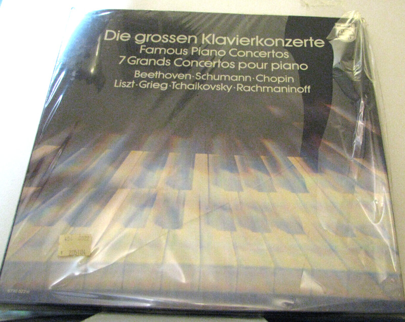 STILL-SEALED BOXED SET 12 Inch VINYL LP– – DIE GROSSEN KLAVIERKONZERTE