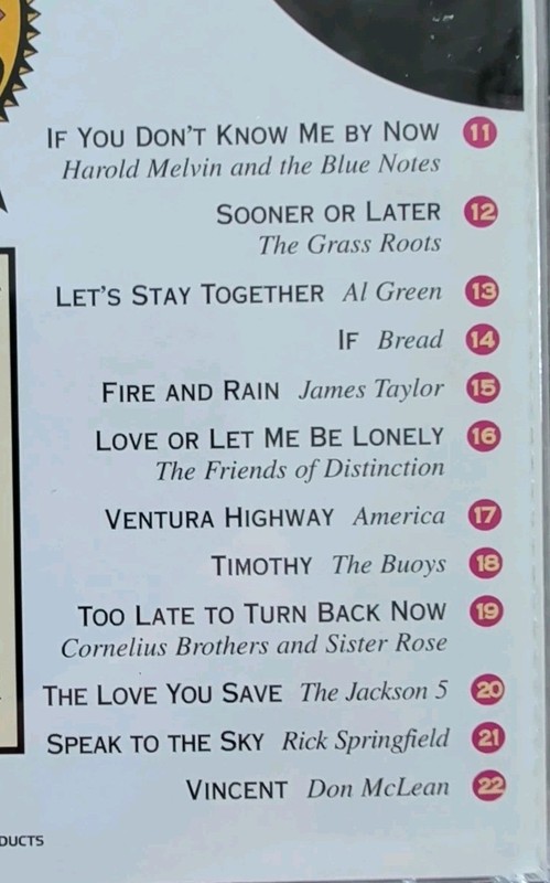 Time Life Music AM Gold Early 70's - 22 Classic Seventies Hits CD - Brand New gallery