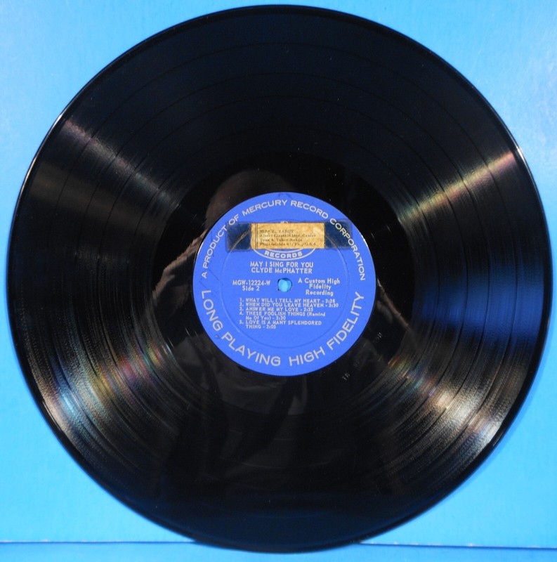 CLYDE MCPHATTER MAY I SING FOR YOU? LP 1962 MONO GREAT CONDITION! VG++/VG!! gallery