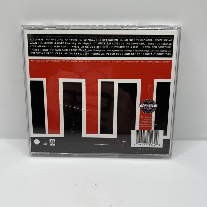 As I Am by Alicia Keys (CD, 2007) gallery