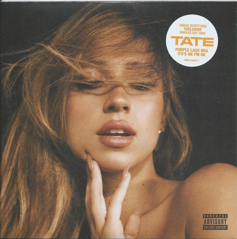 TATE MCRAE Purple Lace Bra SEALED limited edition 7" single Opaque White Vinyl
