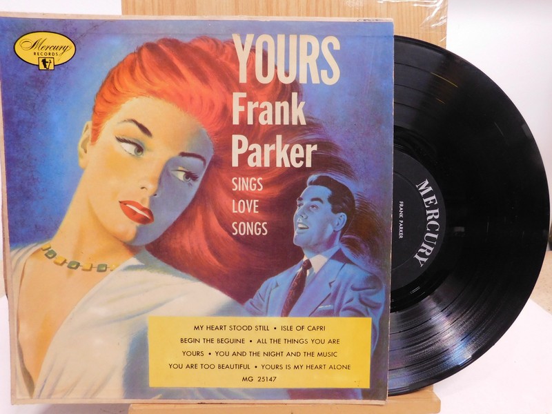 Frank Parker Popular Vocal 10 in LP Yours on Mercury