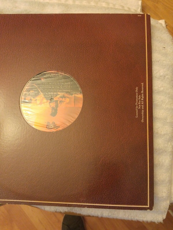 Eric Clapton-Limited Backless-ORIGINAL 1978 US White Vinyl PROMO LP-SEALED gallery