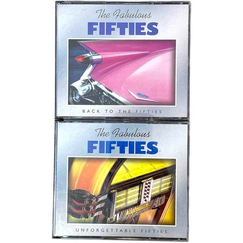 The Fabulous Fifties 6-CD Lot Back to & Unforgettable 50s Hits BMG Time Life