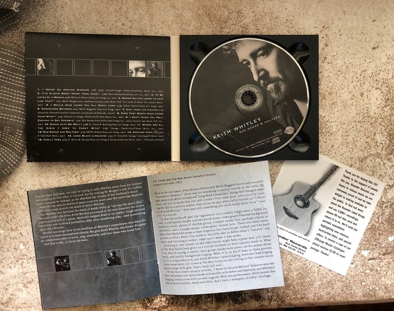 Sad Songs and Waltzes by Keith Whitley (CD, 2000) Country Music CD EUC gallery