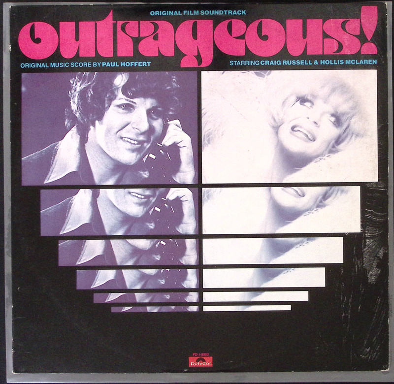 CRAIG RUSSELL & HOLLIS MCLAREN OUTRAGEOUS POLYDOR RECORDS VINYL LP 159-30W
