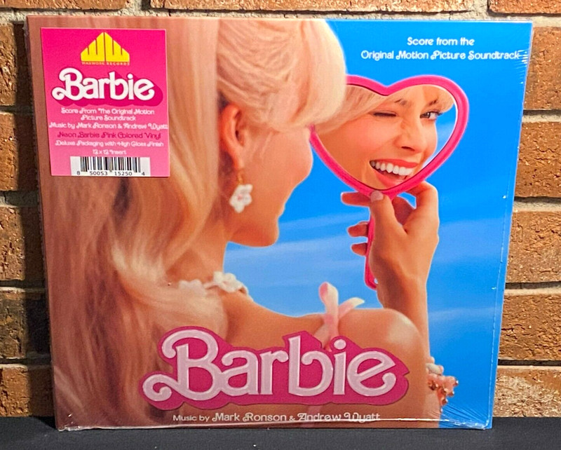 BARBIE – Soundtrack, Limited NEON PINK BARBIE COLORED VINYL LP New & Sealed!