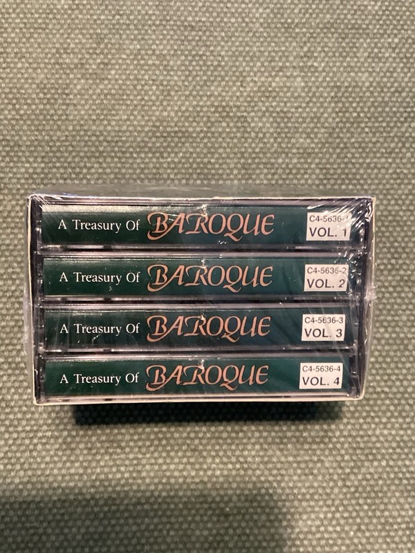 Treasury Of Baroque 300 Years Classical Music 8 Cassettes New Hours Of Listening